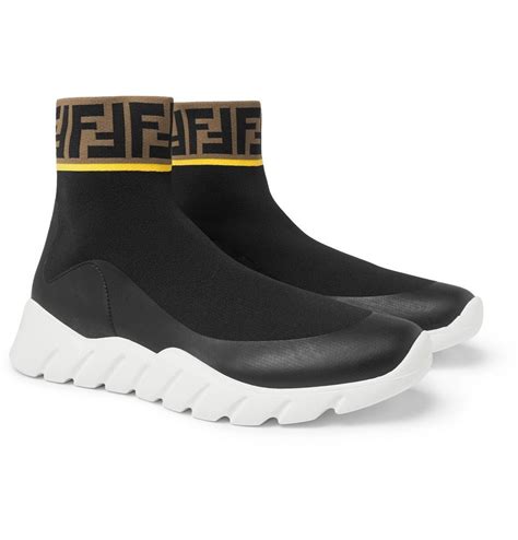 fendi knit sneakers men